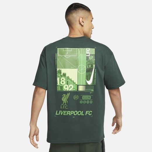 Męski T-shirt piłkarski Nike Max90 Liverpool F.C. - Zieleń Nike S Nike poland