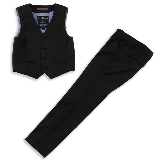 Cool Club, Komplet chłopięcy, rozmiar 140 - Spodnie, spódnice, sukienki - 2 sztuka 70% taniej! smyk-com czarny Spodnie
