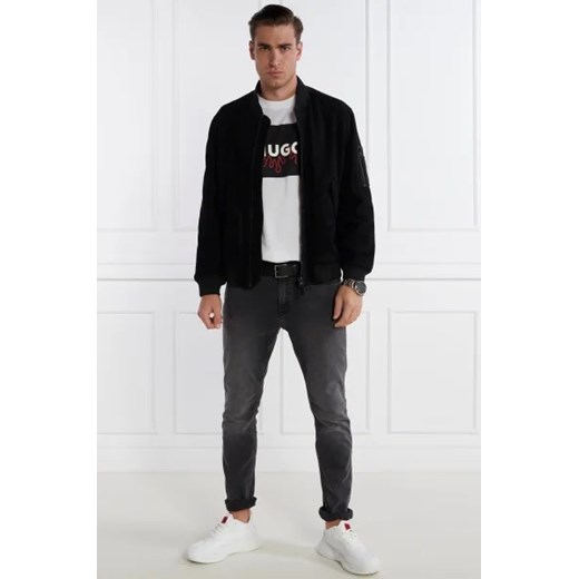 HUGO Skórzana kurtka bomber Leato | Regular Fit S Gomez Fashion Store okazyjna cena