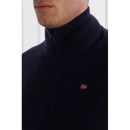Napapijri Wełniany sweter DAMAVAND | Regular Fit Napapijri S Gomez Fashion Store wyprzedaż