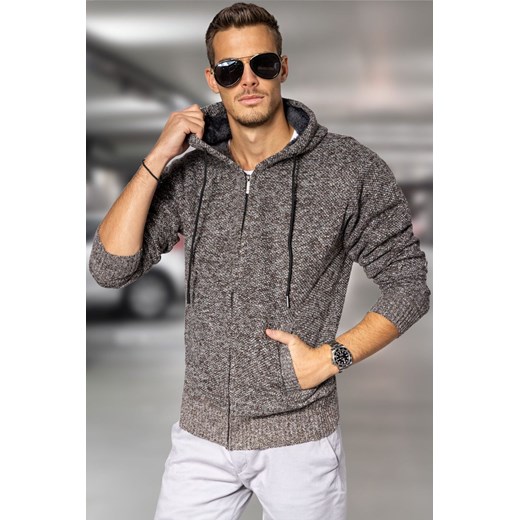 Bluza męska DELIMO BEIGE ze sklepu Ivet Shop w kategorii Bluzy męskie - zdjęcie 165624792