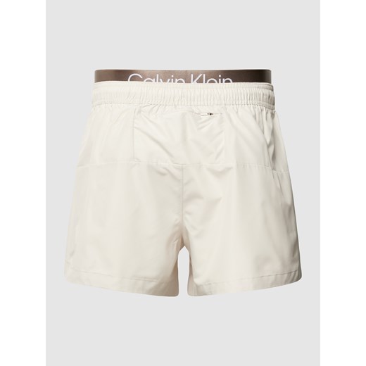 Spodenki kąpielowe z elastycznym pasem model ‘SHORT DOUBLE’ Calvin Klein Underwear S Peek&Cloppenburg 