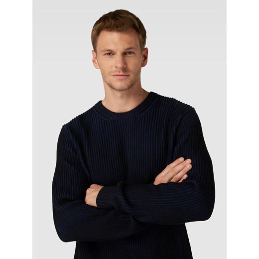 Sweter z dzianiny o dwukolorowym designie model ‘ANDRAAS’ S Peek&Cloppenburg 