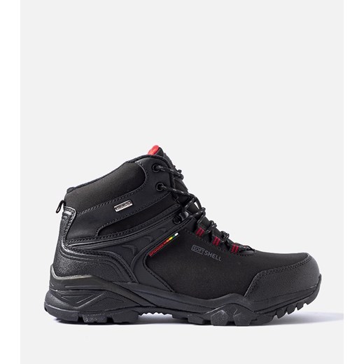 Czarne męskie buty trekkingowe Fedele ze sklepu gemre w kategorii Buty zimowe męskie - zdjęcie 165628744