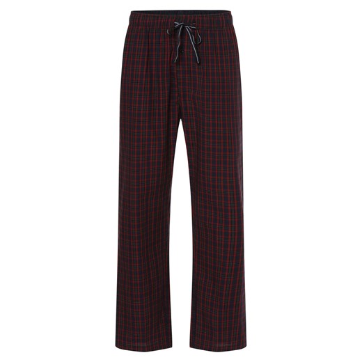 Mc Earl Męskie spodnie od piżamy Mężczyźni Bawełna granatowy w kratkę ze sklepu vangraaf w kategorii Piżamy męskie - zdjęcie 165630844