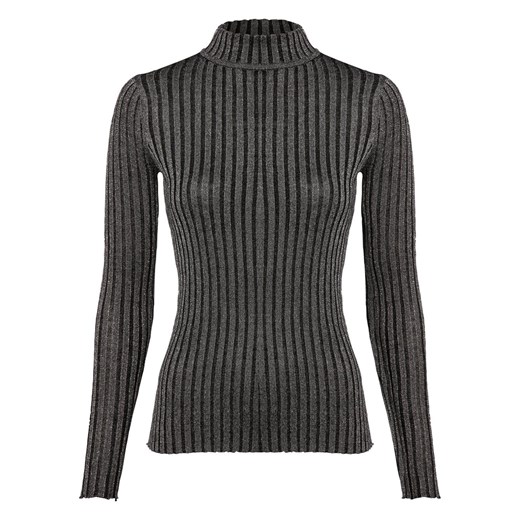 soyaconcept® Sweter damski Kobiety wiskoza czarny w paski ze sklepu vangraaf w kategorii Swetry damskie - zdjęcie 165630933