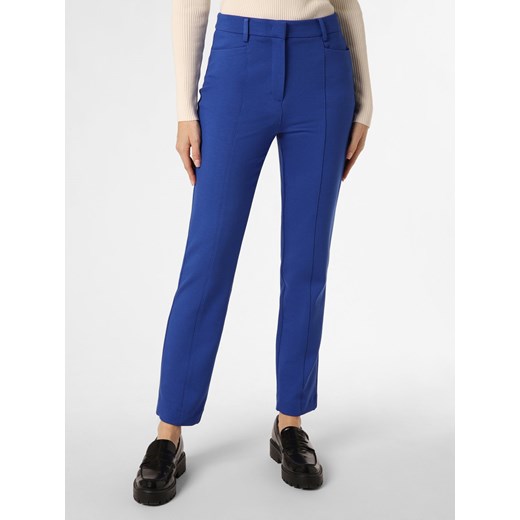 More & More Spodnie Kobiety wiskoza niebieski jednolity ze sklepu vangraaf w kategorii Spodnie damskie - zdjęcie 165631123