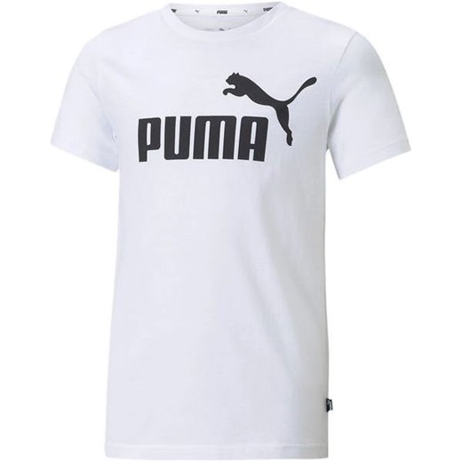 Koszulka juniorska Essentials Logo Tee Puma Puma 116cm promocyjna cena SPORT-SHOP.pl