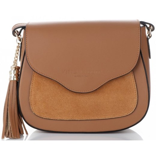 Listonoszka Skórzana VITORIA GOTTI Made in Italy Ruda Vittoria Gotti One Size torbs.pl