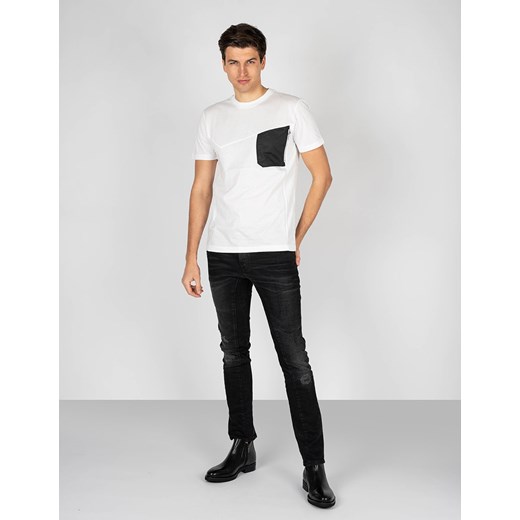 Les Hommes T-shirt | LKT103 703C | Regular Fit Mercerized | Mężczyzna | Biały ze sklepu ubierzsie.com w kategorii T-shirty męskie - zdjęcie 165643544