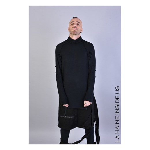 La Haine Inside Us Sweter "LM039" | A2305 3M LM039 | Mężczyzna | Czarny La Haine Inside Us XL wyprzedaż ubierzsie.com