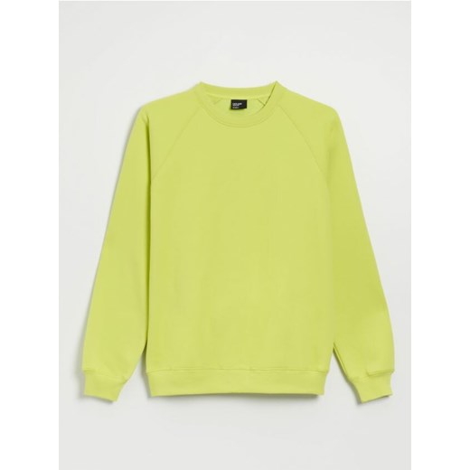 Bluza basic z raglanowym dekoltem limonkowa House M House
