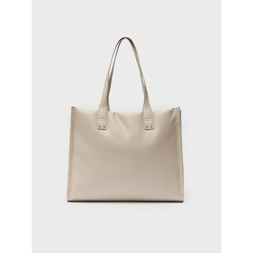 Beżowa torba shopper z imitacji skóry ze sklepu House w kategorii Torby Shopper bag - zdjęcie 165649840