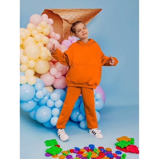 WP Spodnie dresowe dziecięce - pomarańczowe ze sklepu magmac.pl w kategorii Spodnie dziewczęce - zdjęcie 165655482