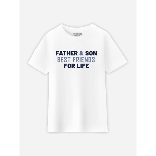 WOOOP Koszulka &quot;Best Friend for Life&quot; w kolorze białym ze sklepu Limango Polska w kategorii T-shirty chłopięce - zdjęcie 165666223