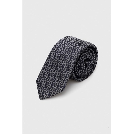 Joop! krawat jedwabny kolor granatowy 3004075210017270 ze sklepu ANSWEAR.com w kategorii Krawaty - zdjęcie 165670003