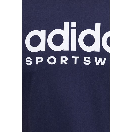 T-shirt męski Adidas w nadruki 