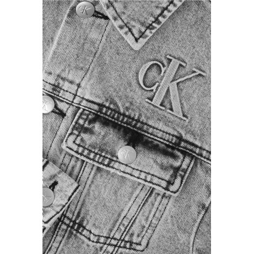 CALVIN KLEIN JEANS Kurtka jeansowa | Cropped Fit 140 okazyjna cena Gomez Fashion Store