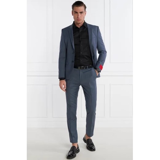 HUGO Spodnie chino Hesten232X | Slim Fit | z dodatkiem wełny 56 promocja Gomez Fashion Store