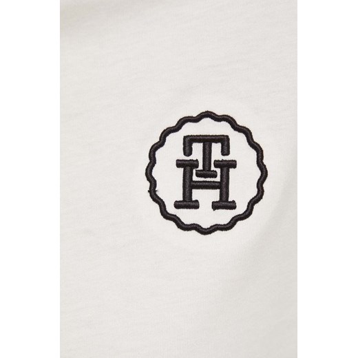 Tommy Hilfiger t-shirt damski kolor beżowy Tommy Hilfiger XS ANSWEAR.com