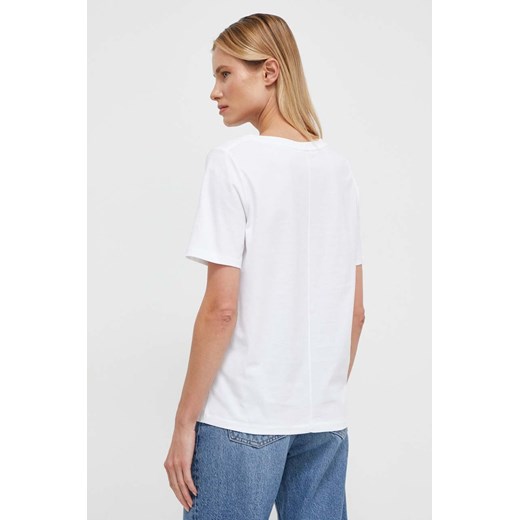 Tommy Hilfiger t-shirt bawełniany damski kolor biały Tommy Hilfiger M ANSWEAR.com