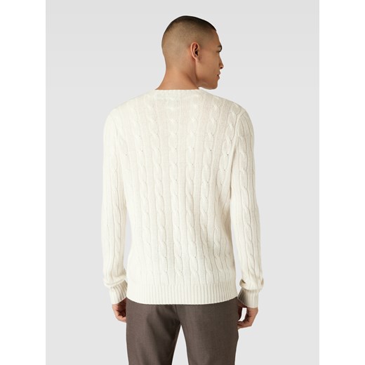 Sweter z kaszmiru ze ściegiem warkoczowym Polo Ralph Lauren XL Peek&Cloppenburg 