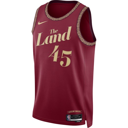 Koszulka męska Nike Dri-FIT NBA Swingman Donovan Mitchell Cleveland Cavaliers City Edition 2023/24 - Czerwony ze sklepu Nike poland w kategorii T-shirty męskie - zdjęcie 165677522