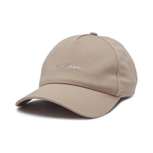 Czapka z daszkiem damska beżowe Calvin Klein 