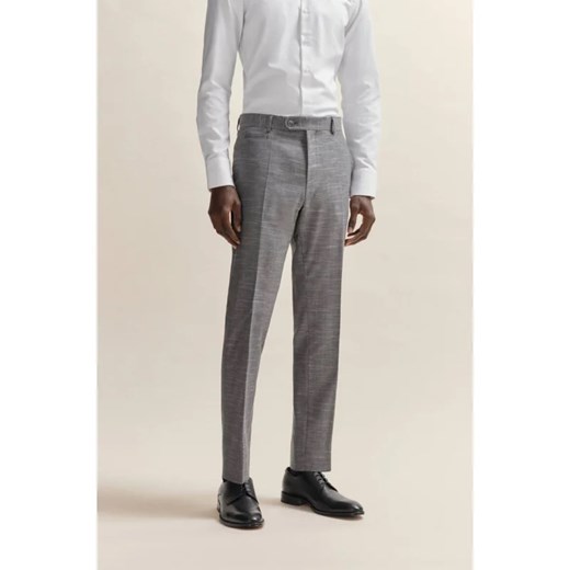 BOSS BLACK Wełniane spodnie H-Genius-241 | Regular Fit | z dodatkiem lnu ze sklepu Gomez Fashion Store w kategorii Spodnie męskie - zdjęcie 165680184