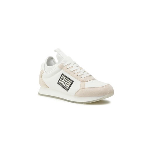 Calvin Klein Jeans Sneakersy Jodey B4S0715 Beżowy 44 okazyjna cena MODIVO