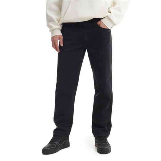 Cropp - Czarne spodnie comfort - czarny Cropp 28 Cropp
