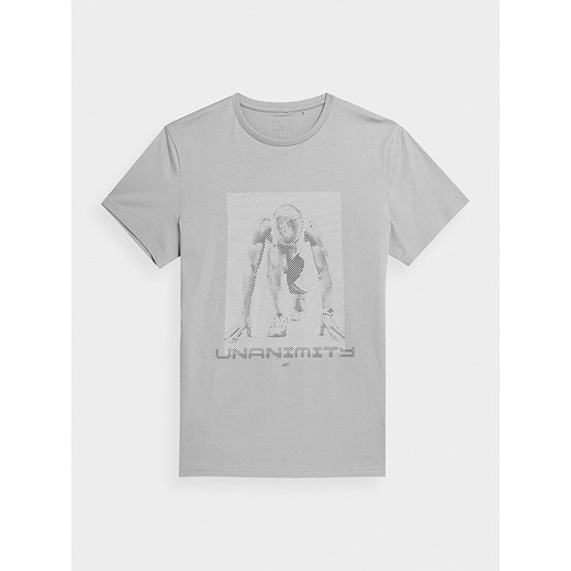 4F Koszulka w kolorze szarym ze sklepu Limango Polska w kategorii T-shirty męskie - zdjęcie 165685003