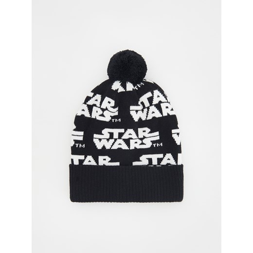 Reserved - Czapka Star Wars - czarny ze sklepu Reserved w kategorii Czapki dziecięce - zdjęcie 165686153