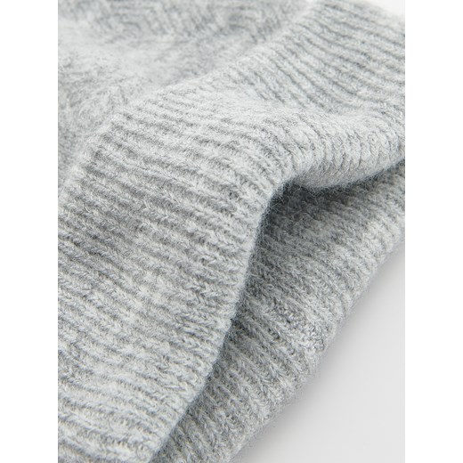 Reserved - Czapka z domieszką wełny - jasnoszary Reserved 9-13 lat Reserved