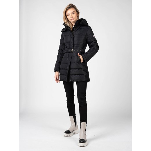 Pepe Jeans Kurtka "Lynn-Parka" | PL401952 | Płaszcz Lynn | Kobieta | Czarny Pepe Jeans S ubierzsie.com okazja