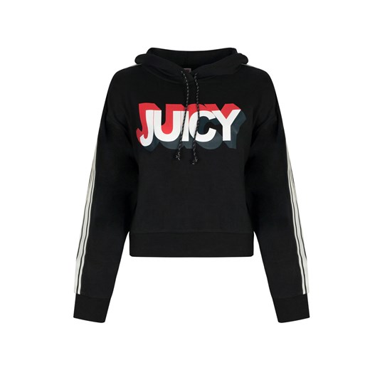 Juicy Couture Bluza | JWTKT179637 | Hooded Pullover | Kobieta | Czarny ze sklepu ubierzsie.com w kategorii Bluzy damskie - zdjęcie 165691782