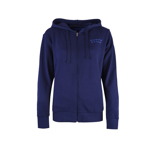 North Sails Bluza | 90 2267 000 | Hooded Full Zip W/Graphic | Kobieta | Granatowy ze sklepu ubierzsie.com w kategorii Bluzy damskie - zdjęcie 165695010