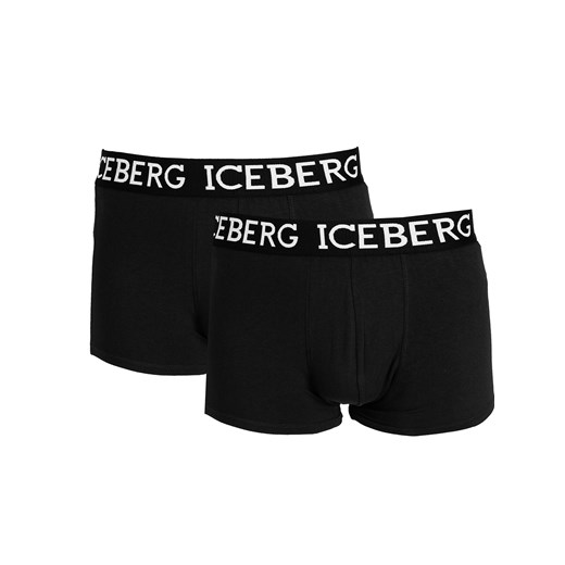 Iceberg Bokserki "2-Pack" | ICE1UTR02 | Mężczyzna | Czarny ze sklepu ubierzsie.com w kategorii Majtki męskie - zdjęcie 165699240