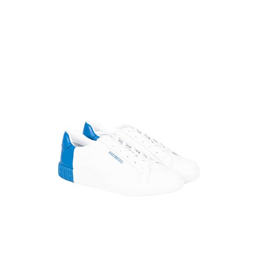 Bikkembergs Sneakersy "Saul" | B4BKM0169 | Saul | Mężczyzna | Biały, Niebieski 42 okazja ubierzsie.com