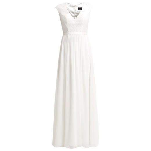 Unique Suknia balowa light beige zalando bezowy abstrakcyjne wzory