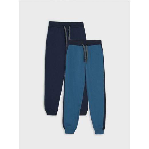 Sinsay - Spodnie dresowe jogger 2 pack - mid blue ze sklepu Sinsay w kategorii Spodnie chłopięce - zdjęcie 165704152