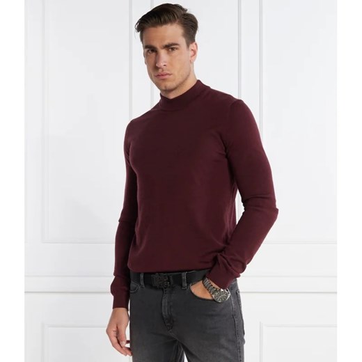 HUGO Wełniany sweter San Matteo | Regular Fit ze sklepu Gomez Fashion Store w kategorii Swetry męskie - zdjęcie 165707221