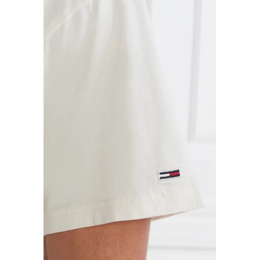 T-shirt męski biały Tommy Jeans casual z krótkim rękawem 
