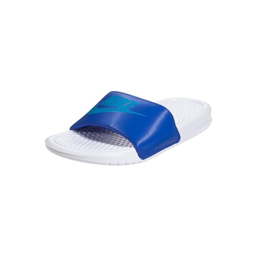 Nike Sportswear BENASSI Sandały kąpielowe lyon blue/blue lagoon/white zalando niebieski lato