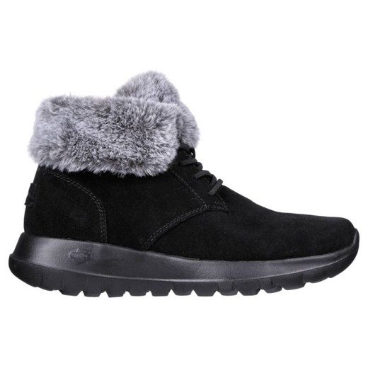 Buty Skechers On-the-GO Joy W 144042/BKGY czarne ze sklepu ButyModne.pl w kategorii Śniegowce damskie - zdjęcie 165713482