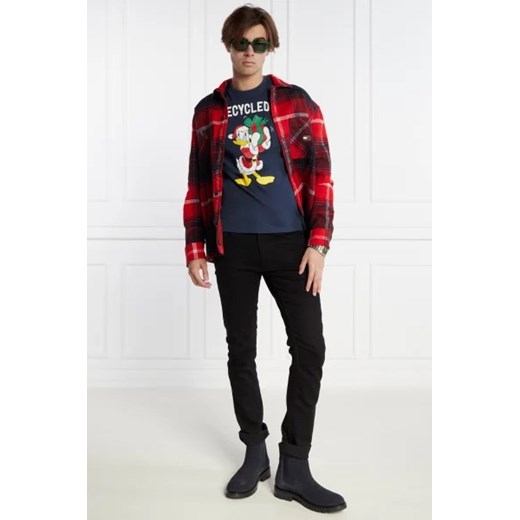 T-shirt męski St.barth bawełniany z krótkimi rękawami w stylu młodzieżowym