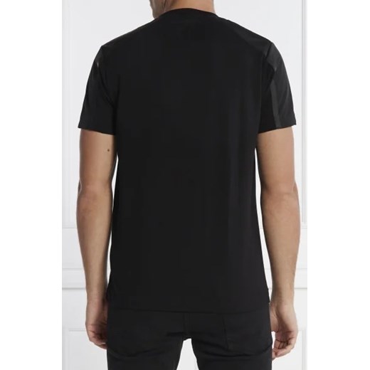 T-shirt męski czarny Karl Lagerfeld z krótkim rękawem 