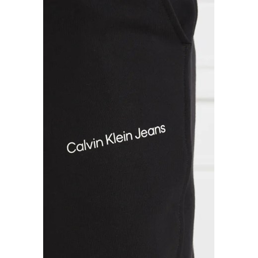 Calvin Klein spodnie męskie na jesień z dresu 