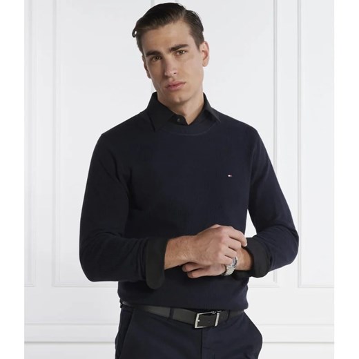 Tommy Hilfiger Sweter CHAIN RIDGE STRUCTURE Tommy Hilfiger XL promocja Gomez Fashion Store