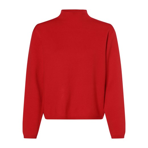 Sweter damski Selected Femme z golfem czerwony casual 